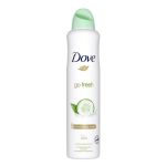 اسپری ضدتعریق زنانه داو مدل go fresh خیار حجم 250 میل