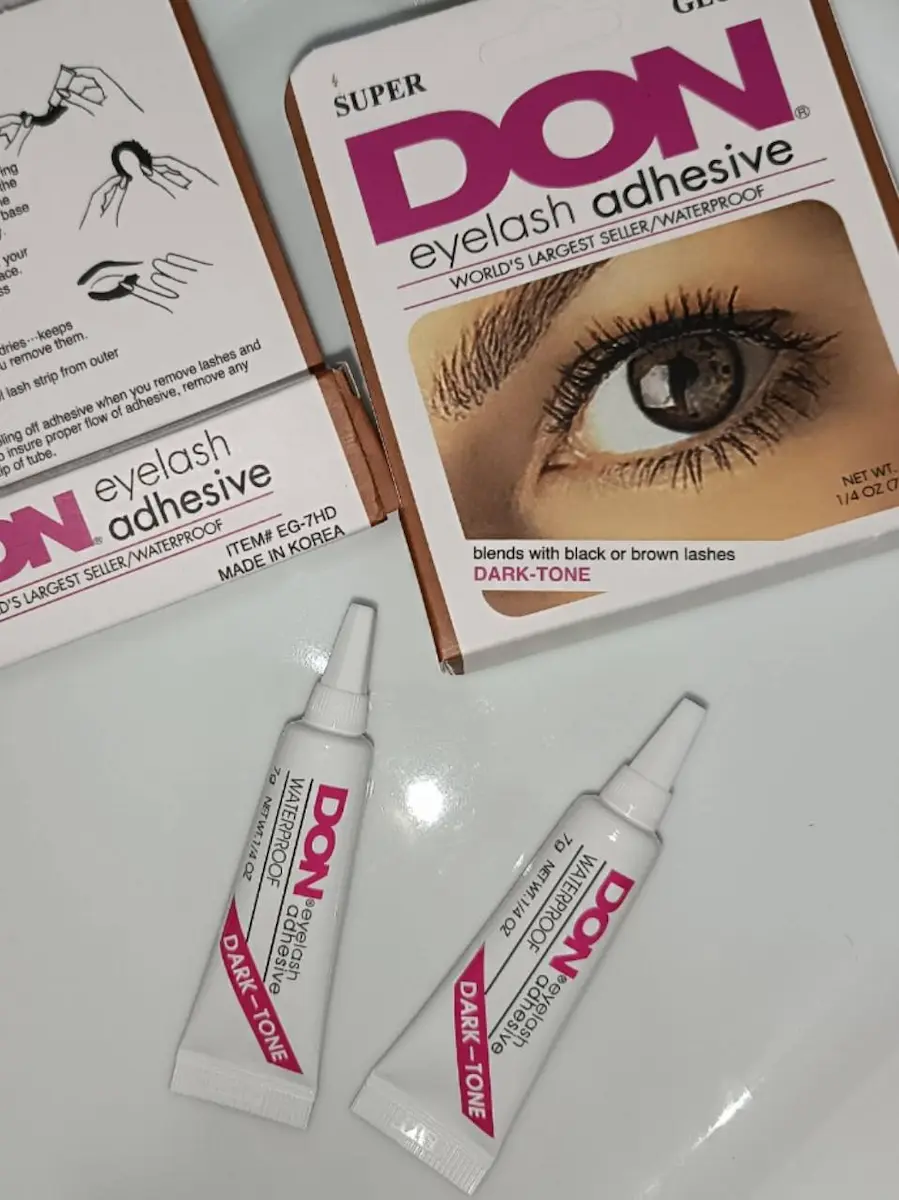 fa3d0c3bfd3eb4503123bb33c7483b5a (1) چسب مژه موقت 7 گرم تیوپی دان DON - تصویر 1