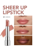 رژ لب جامد شیر آپ Sheer Up Lipstick شماره 001 رنگ Harmony - تصویر 3